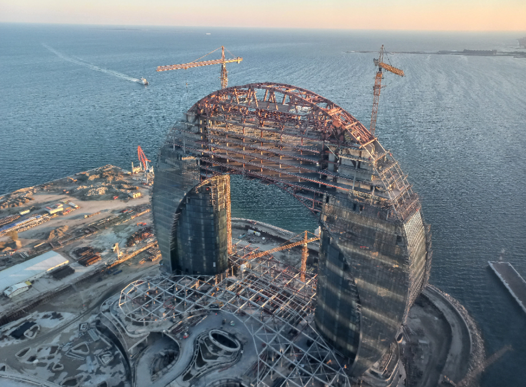 Azerbaijan coastal construction activity 1