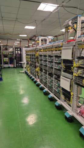 SDH-DWDM sistem staging alanı
