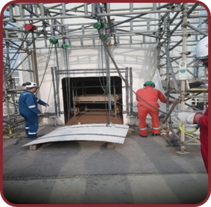 Georgia site lifting work